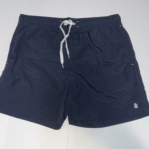 NEW Marina Yachting Mens Nylon Navy Blue Swim Trunks Shorts Sz XL Mesh Lining